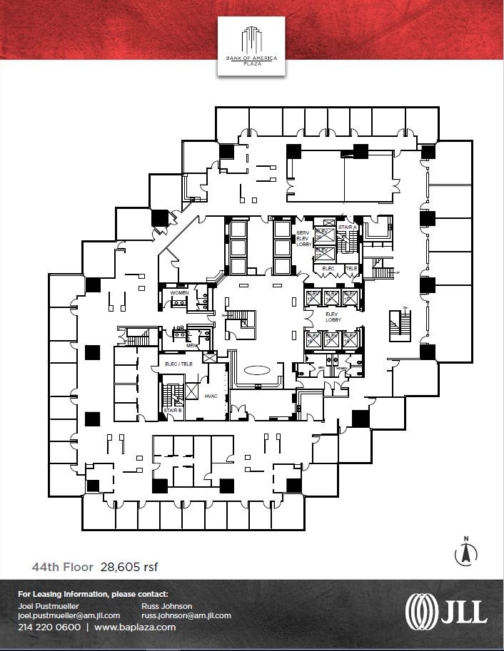 901 Main St, Dallas, TX à louer Plan d’étage– Image 1 sur 1