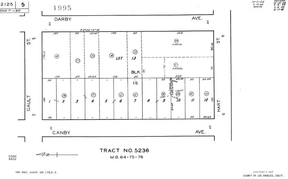 18419-18421 1/2, Reseda, CA à louer - Plan cadastral – Image 2 sur 4