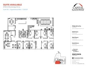 6700 Rockledge Dr, Bethesda, MD à louer Plan d’étage– Image 2 sur 2