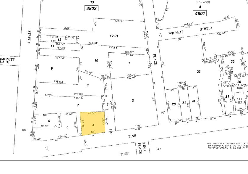 10 Pine St, Morristown, NJ à louer - Plan cadastral – Image 2 sur 2