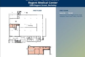 2999 Regent St, Berkeley, CA à louer Plan d’étage– Image 1 sur 1