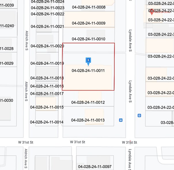 3034 S Lyndale Ave, Minneapolis, MN à vendre - Plan cadastral – Image 2 sur 8