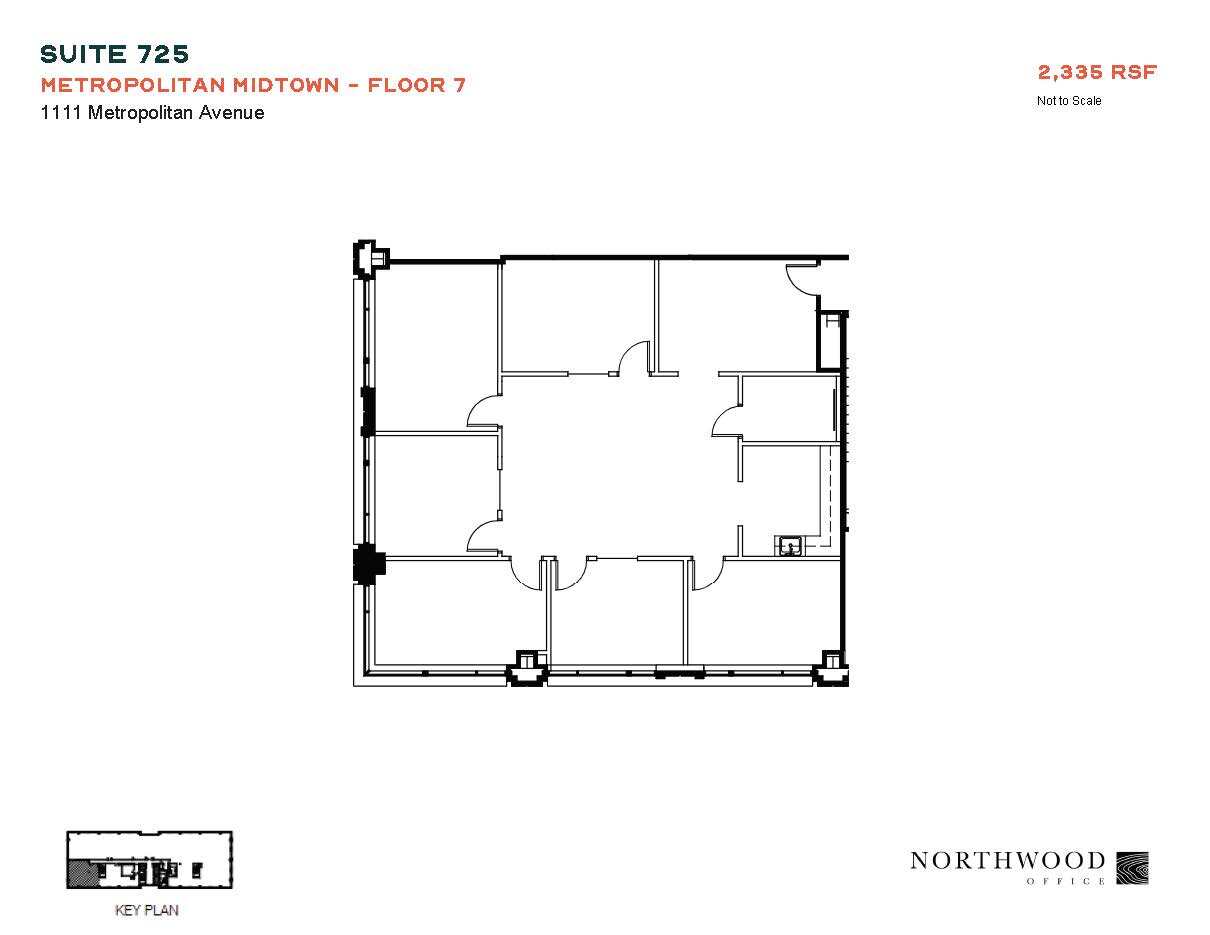 1111 Metropolitan Ave, Charlotte, NC à louer Plan d’étage– Image 1 sur 1