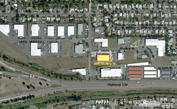 869-875 Shelley St, Springfield, OR - VUE AÉRIENNE  vue de carte - Image1