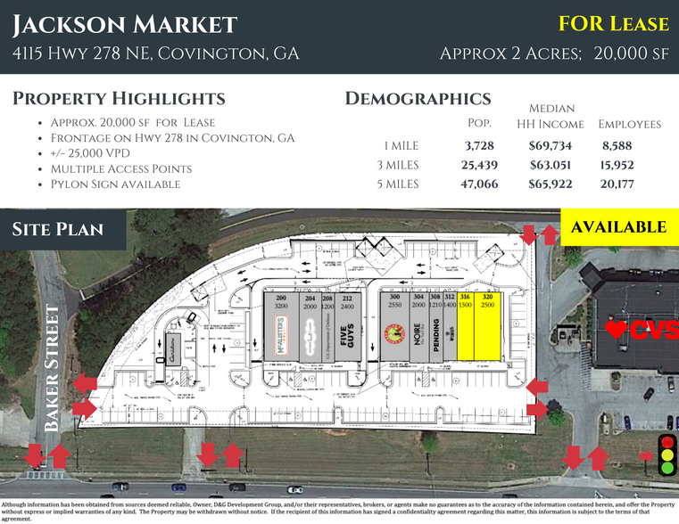 4115 Highway 278 NE, Covington, GA à louer - Plan de site – Image 3 sur 3