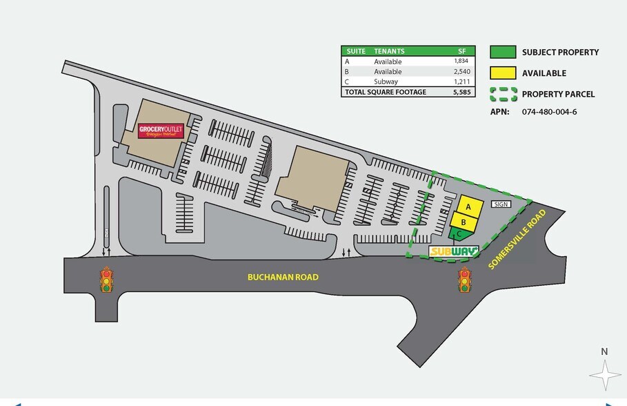 3110 Buchanan Rd, Antioch, CA à vendre - Plan de site – Image 2 sur 5