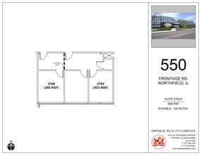540-550 W Frontage Rd, Northfield, IL à louer Plan de site– Image 1 sur 4
