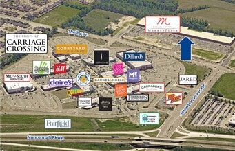Houston Levee Rd, Collierville, TN - VUE AÉRIENNE  vue de carte