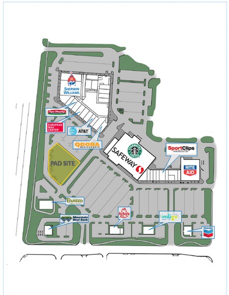 Highway 95 & Prairie Avenue, Hayden, ID à louer - Plan de site – Image 1 sur 3