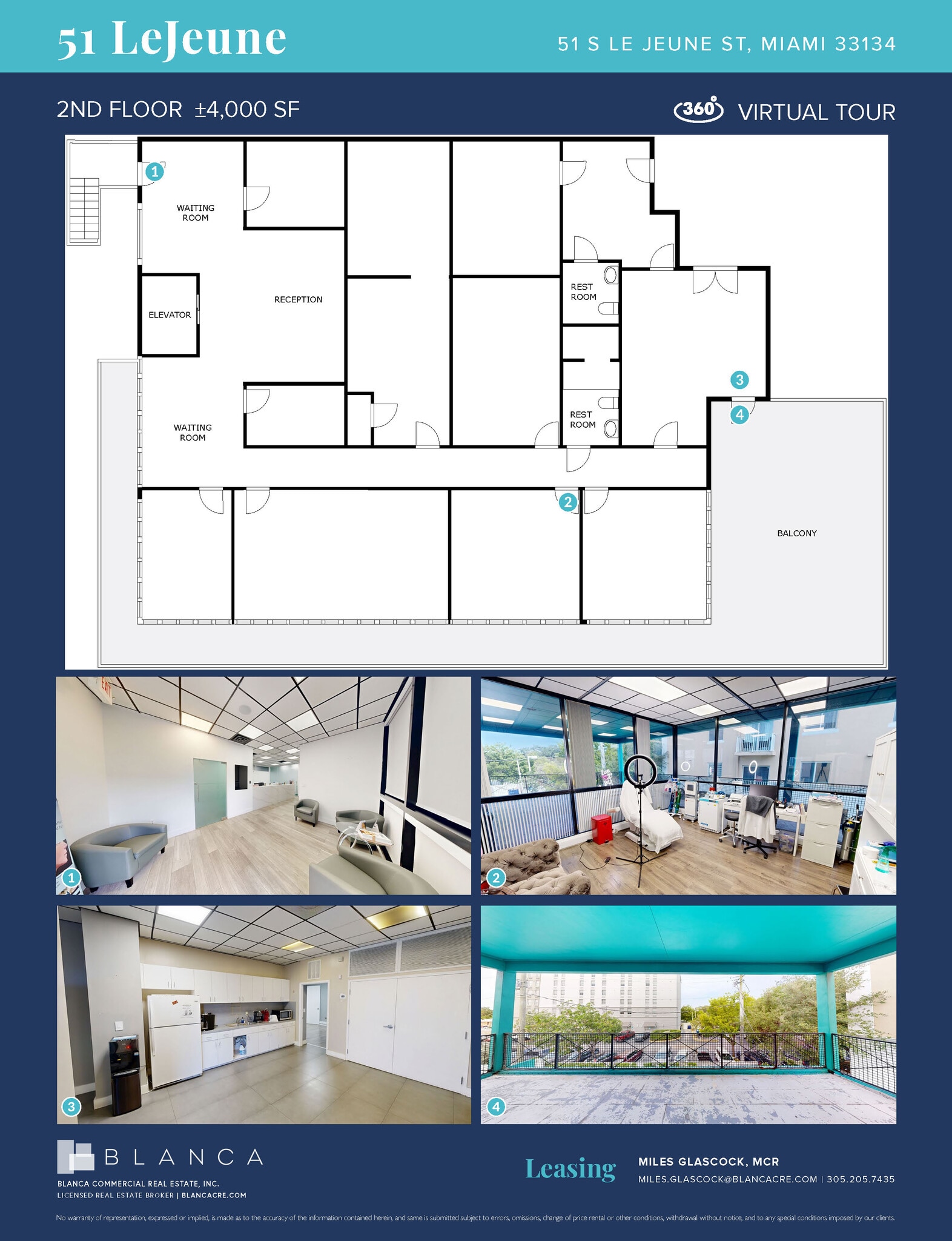 51 Le Jeune Ave, Miami, FL à vendre Plan d’étage– Image 1 sur 1