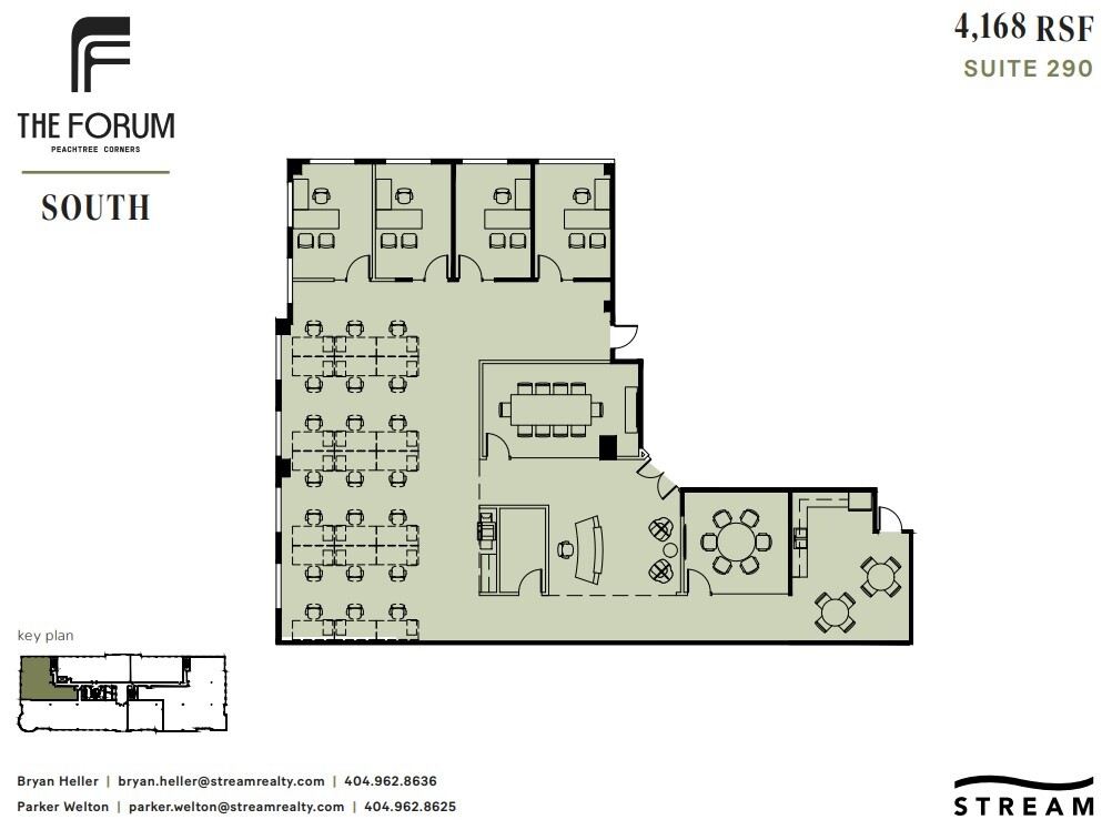 5201 Peachtree Pky, Norcross, GA à louer Plan d’étage– Image 1 sur 1