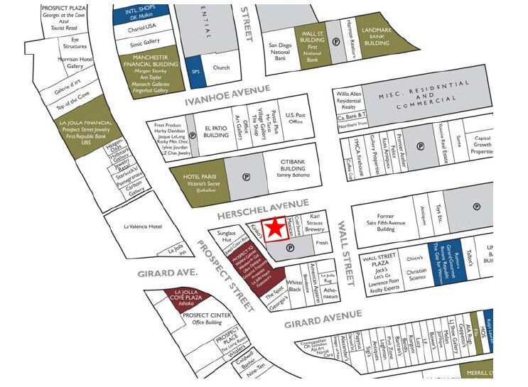 7920 Herschel Ave, La Jolla, CA à louer - Plan cadastral – Image 2 sur 3