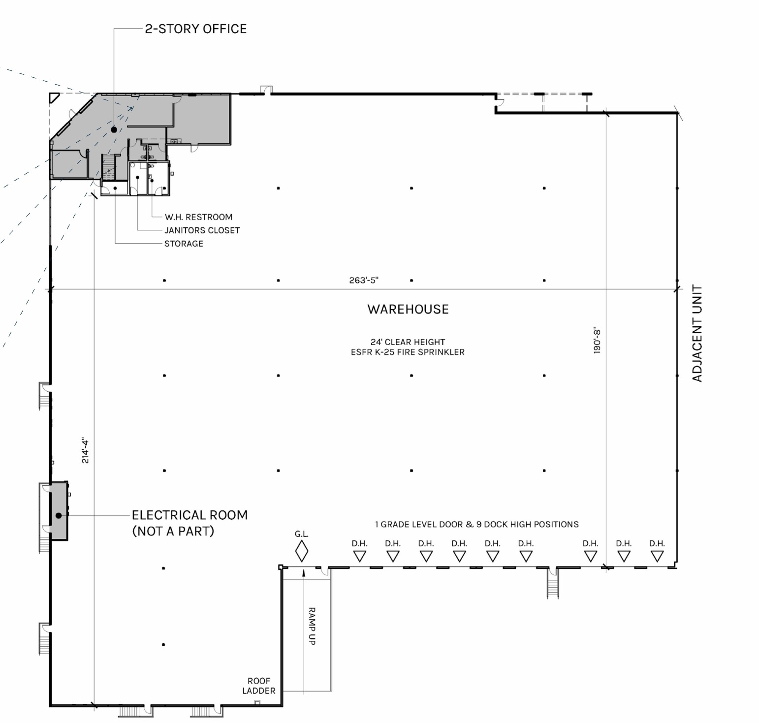 10509 Business Dr, Fontana, CA à louer Plan d’étage– Image 1 sur 2