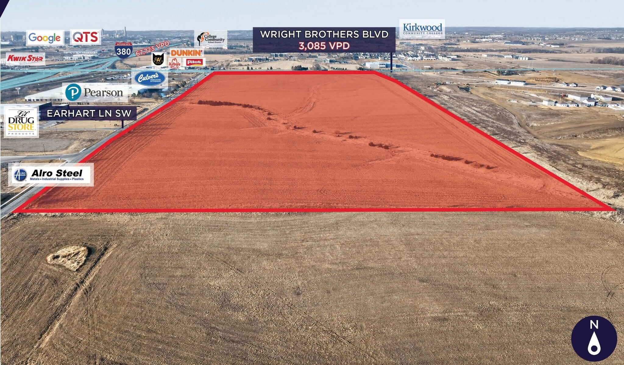 205 Wright Brothers Boulevard E, Cedar Rapids, IA à louer Photo principale– Image 1 sur 4
