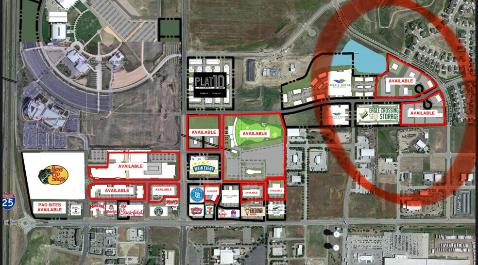The Brands East | Development Lots portefeuille de 7 biens à vendre sur LoopNet.fr - Aérien – Image 2 sur 2