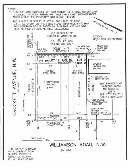 3653 Williamson Rd, Roanoke, VA à vendre - Plan cadastral – Image 2 sur 4