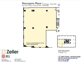 945 E Paces Ferry Rd NE, Atlanta, GA à louer Plan d’étage– Image 1 sur 1