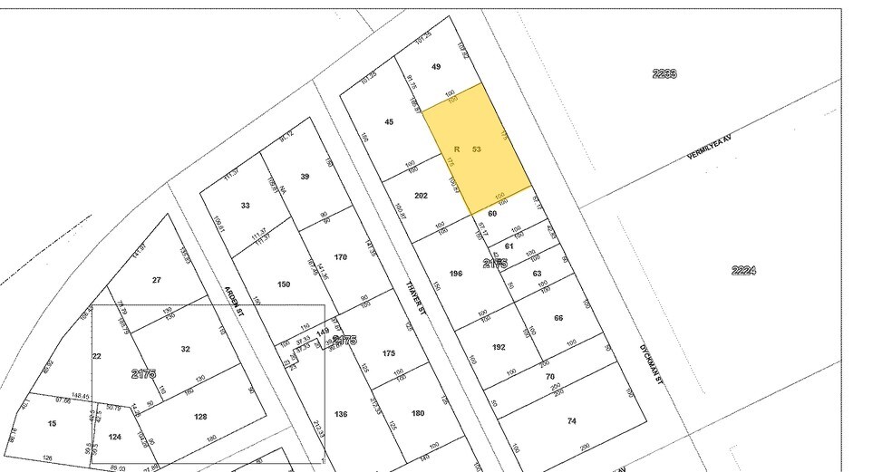 192-206 Dyckman St, New York, NY à louer - Plan cadastral – Image 2 sur 4