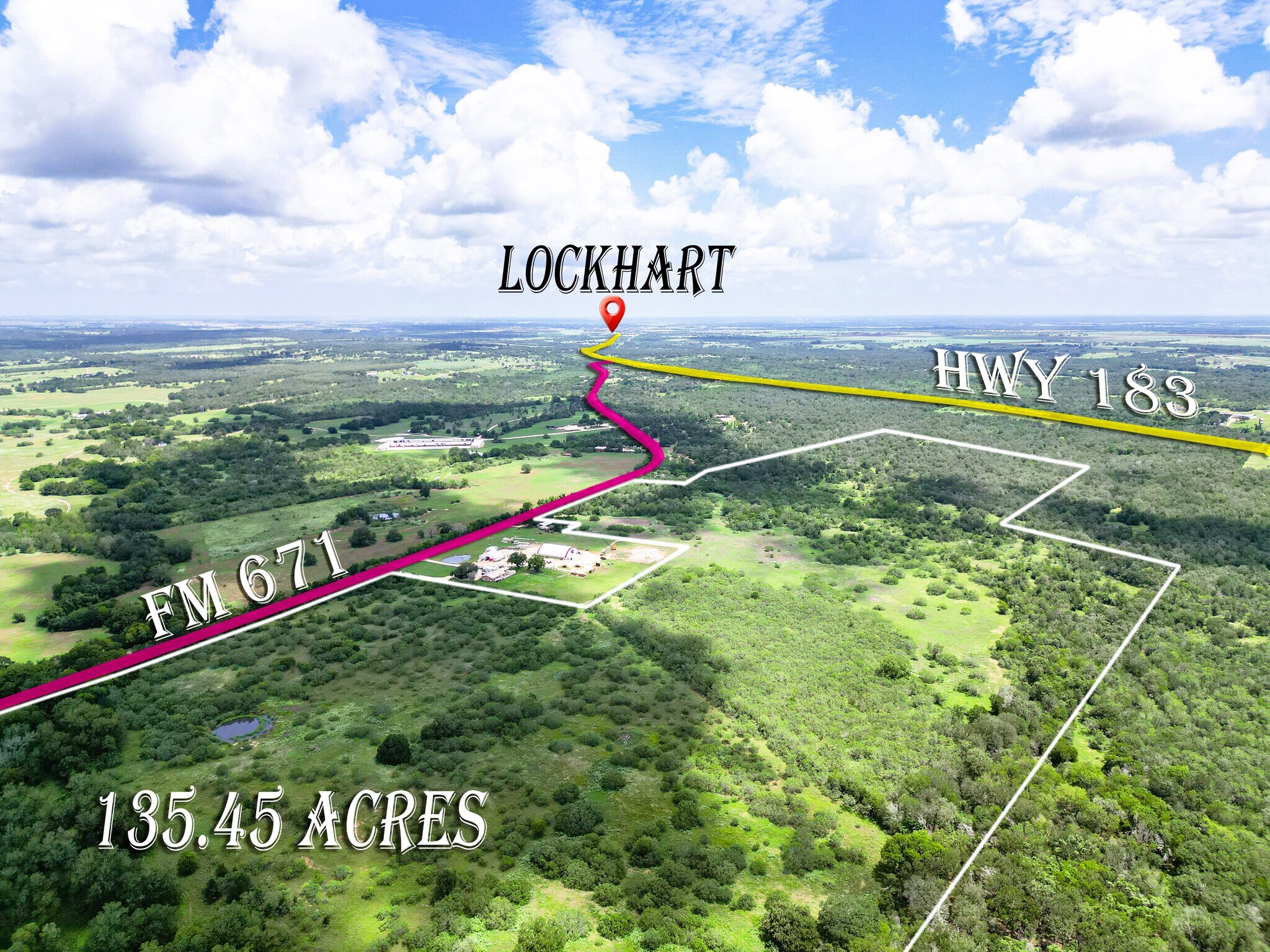 0 FM 671, Lockhart, TX à vendre Aérien– Image 1 sur 37