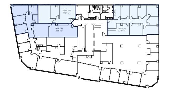 150 Boush St, Norfolk, VA à louer Plan d’étage– Image 1 sur 1