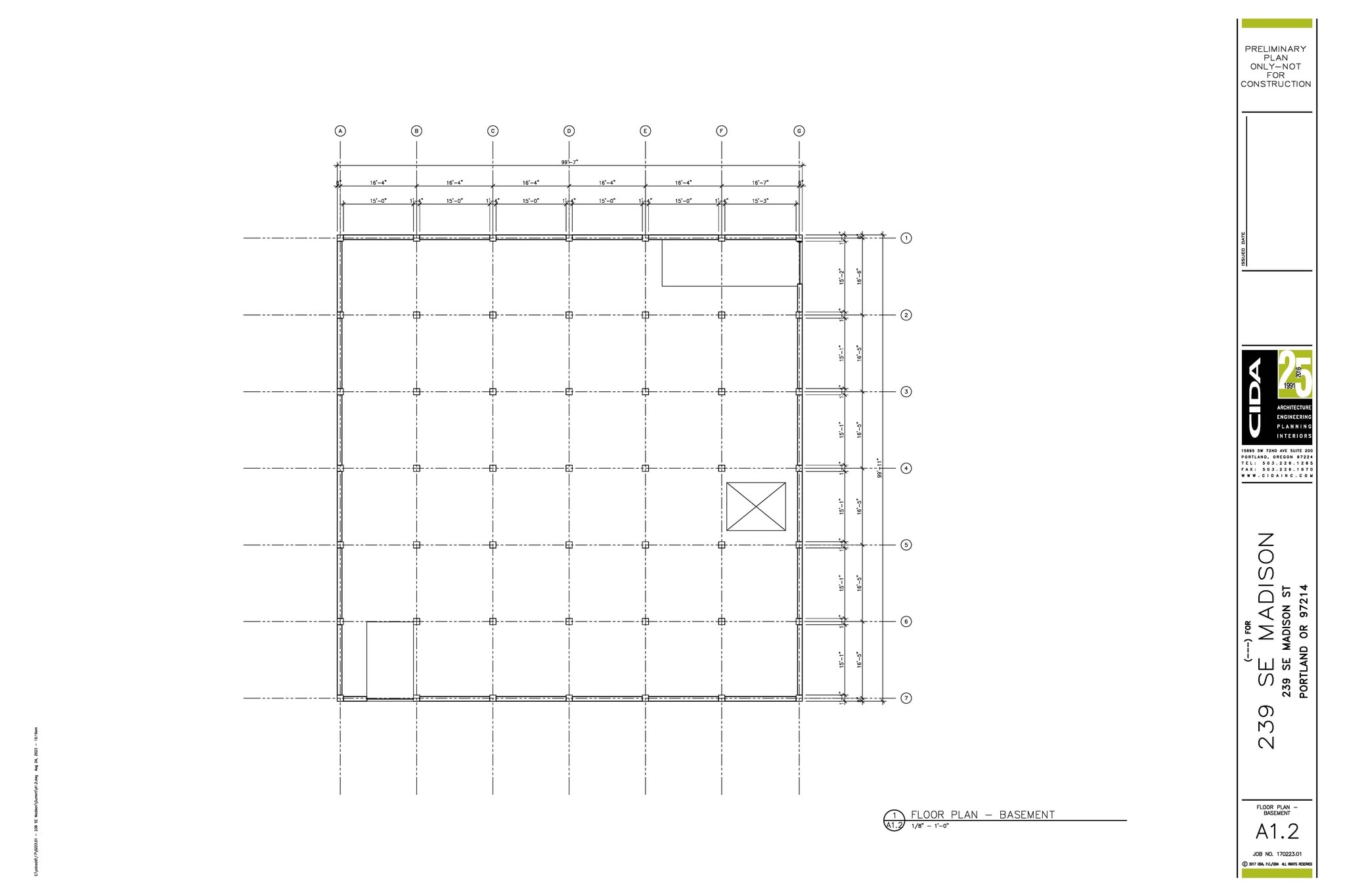 221-239 SE Madison St, Portland, OR à louer Plan d’étage– Image 1 sur 6