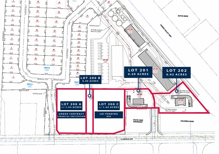 2500 E Lincoln Ave, Sunnyside, WA à vendre - Plan cadastral – Image 3 sur 3