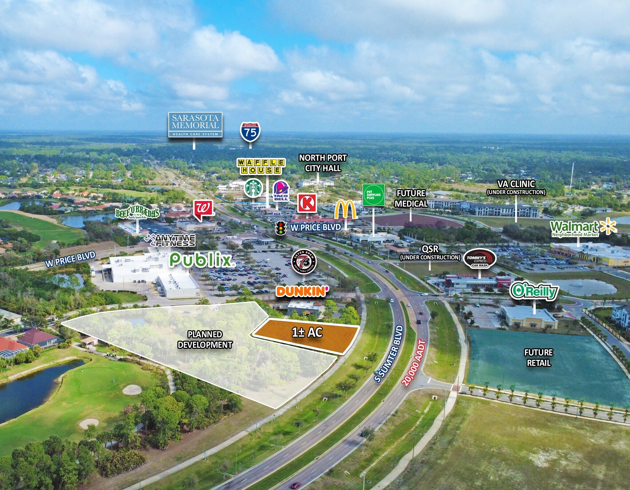 1651 Sumter blvd, North Port, FL à vendre Photo de l’immeuble– Image 1 sur 5