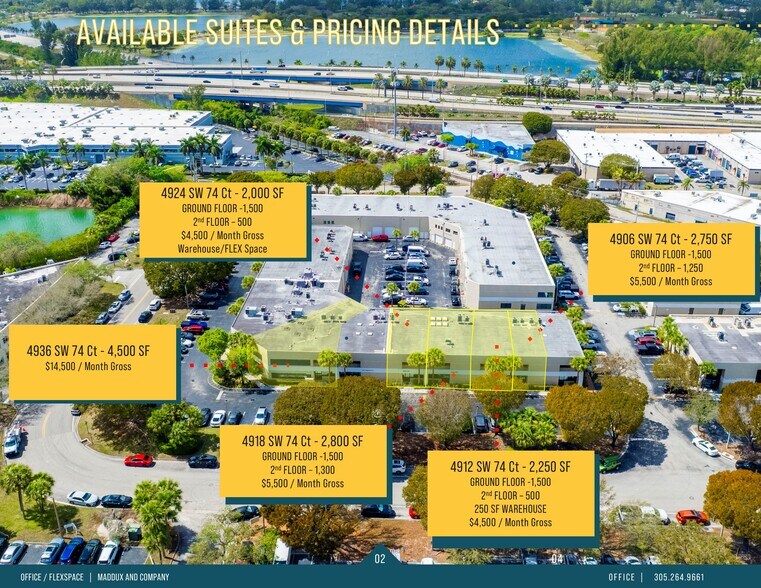 4900-4936 SW 74th Ct, Miami, FL à louer - Photo de l’immeuble – Image 2 sur 21