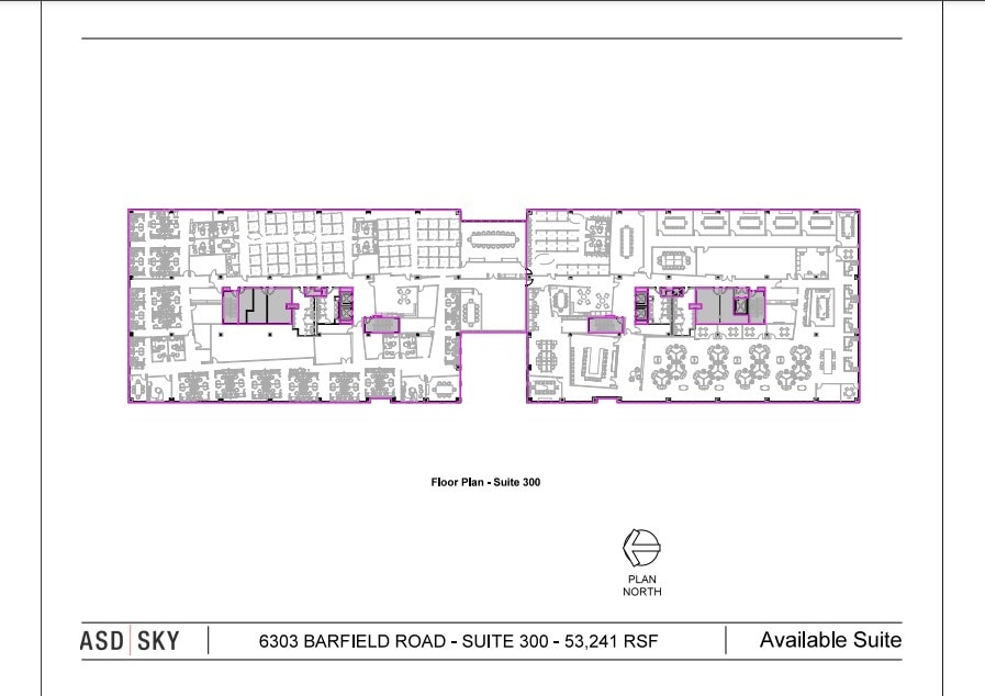 6301 Barfield Rd, Atlanta, GA à louer Plan d’étage– Image 1 sur 1