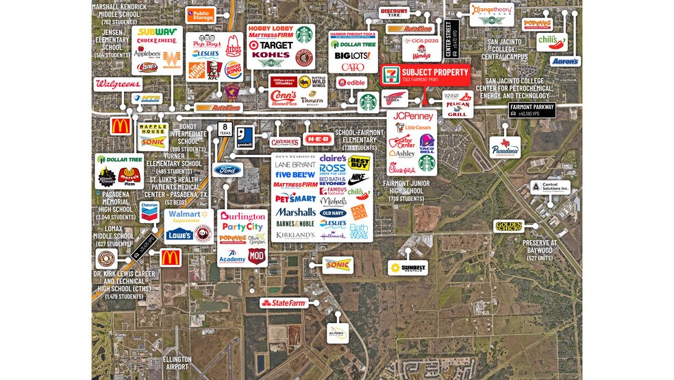 7303 Fairmont Pky, Pasadena, TX à vendre - Photo de l’immeuble – Image 3 sur 4