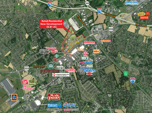 617 N Krocks Rd, Allentown, PA - VUE AÉRIENNE  vue de carte - Image1