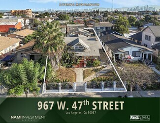 Plus de détails pour 967 W 47th St, Los Angeles, CA - Terrain à vendre