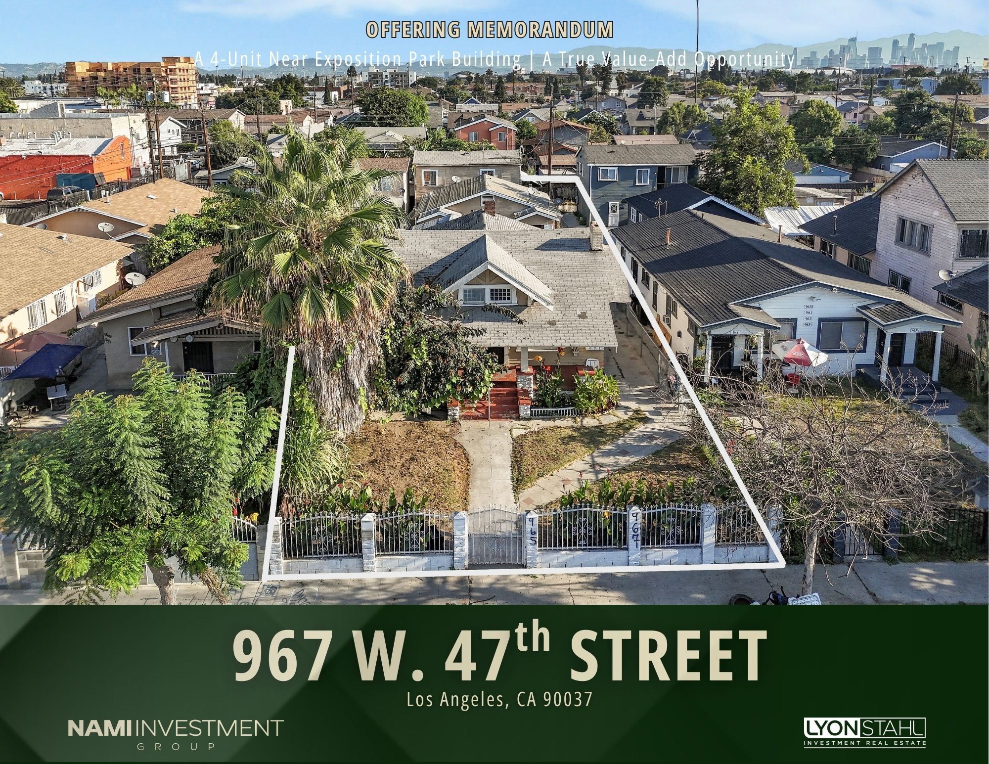 967 W 47th St, Los Angeles, CA à vendre Photo principale– Image 1 sur 6