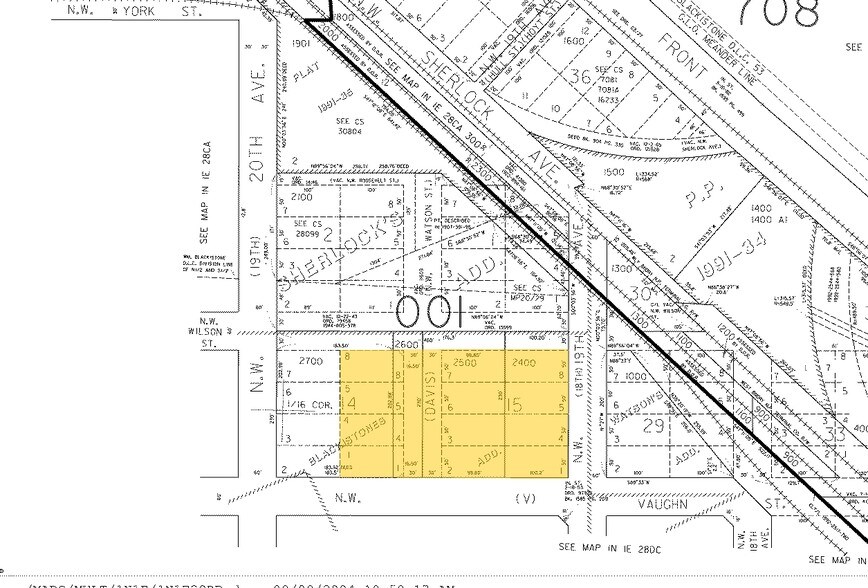 1969-2001 NW 19th Ave, Portland, OR à vendre - Plan cadastral – Image 2 sur 5