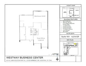 2313 W Sam Houston Pky N, Houston, TX à louer Plan de site– Image 1 sur 1