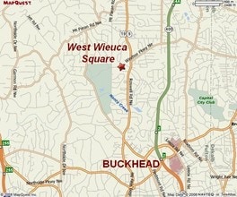 90 W Wieuca Rd NE, Atlanta, GA - VUE AÉRIENNE  vue de carte
