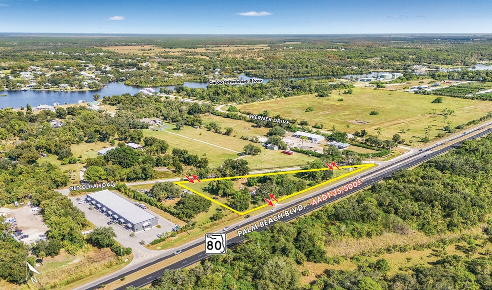 16401 Palm Beach Blvd, Alva, FL à vendre - Aérien – Image 3 sur 7