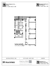 260-270 Peachtree St NW, Atlanta, GA à louer Plan d’étage– Image 1 sur 1