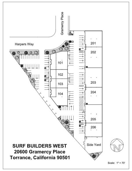 20600 Gramercy Pl, Torrance, CA à louer - Plan de site – Image 1 sur 4