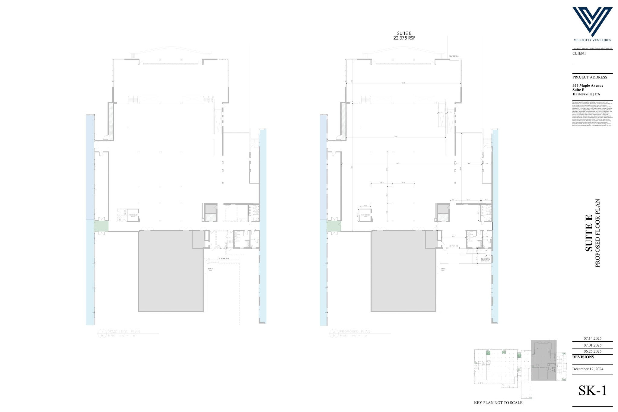 355 Maple Ave, Harleysville, PA à louer Plan de site– Image 1 sur 1