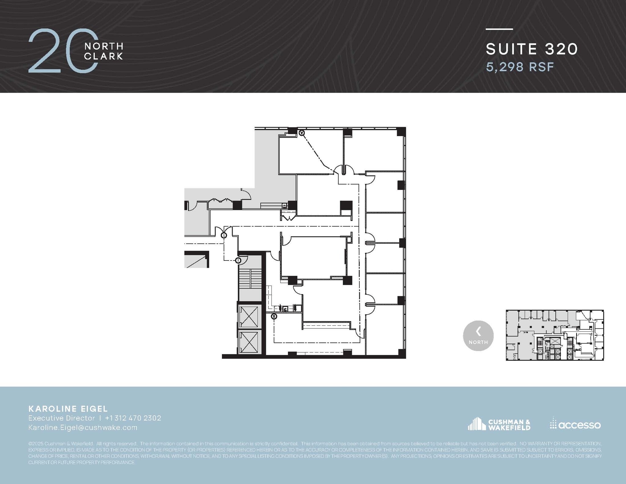 20 N Clark St, Chicago, IL à louer Plan d’étage– Image 1 sur 1