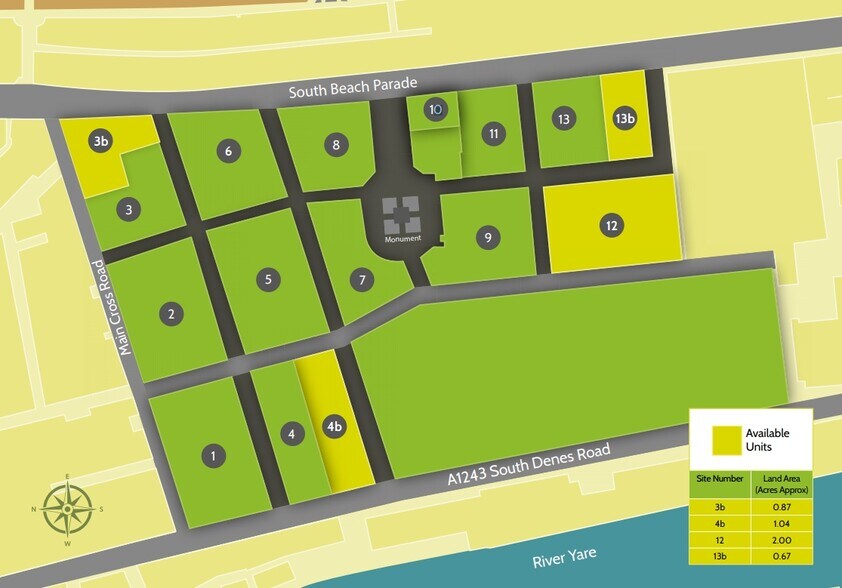 South Denes Rd, Great Yarmouth à louer - Plan de site – Image 2 sur 2