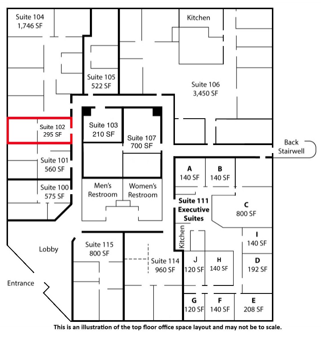 7950 S Lincoln St, Littleton, CO à louer Plan d’étage– Image 1 sur 1