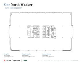 1 N Wacker, Chicago, IL à louer Plan d’étage– Image 1 sur 1