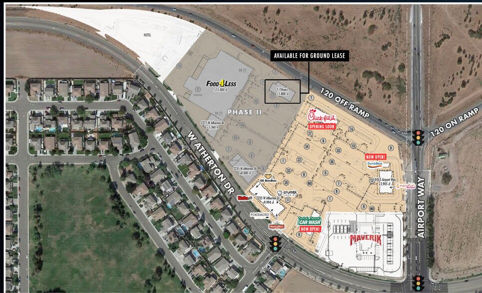 1527 S Airport Way, Manteca, CA à louer - Photo de l’immeuble – Image 1 sur 19