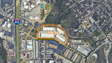 7007 Fairgrounds Pky, San Antonio, TX - VUE AÉRIENNE  vue de carte