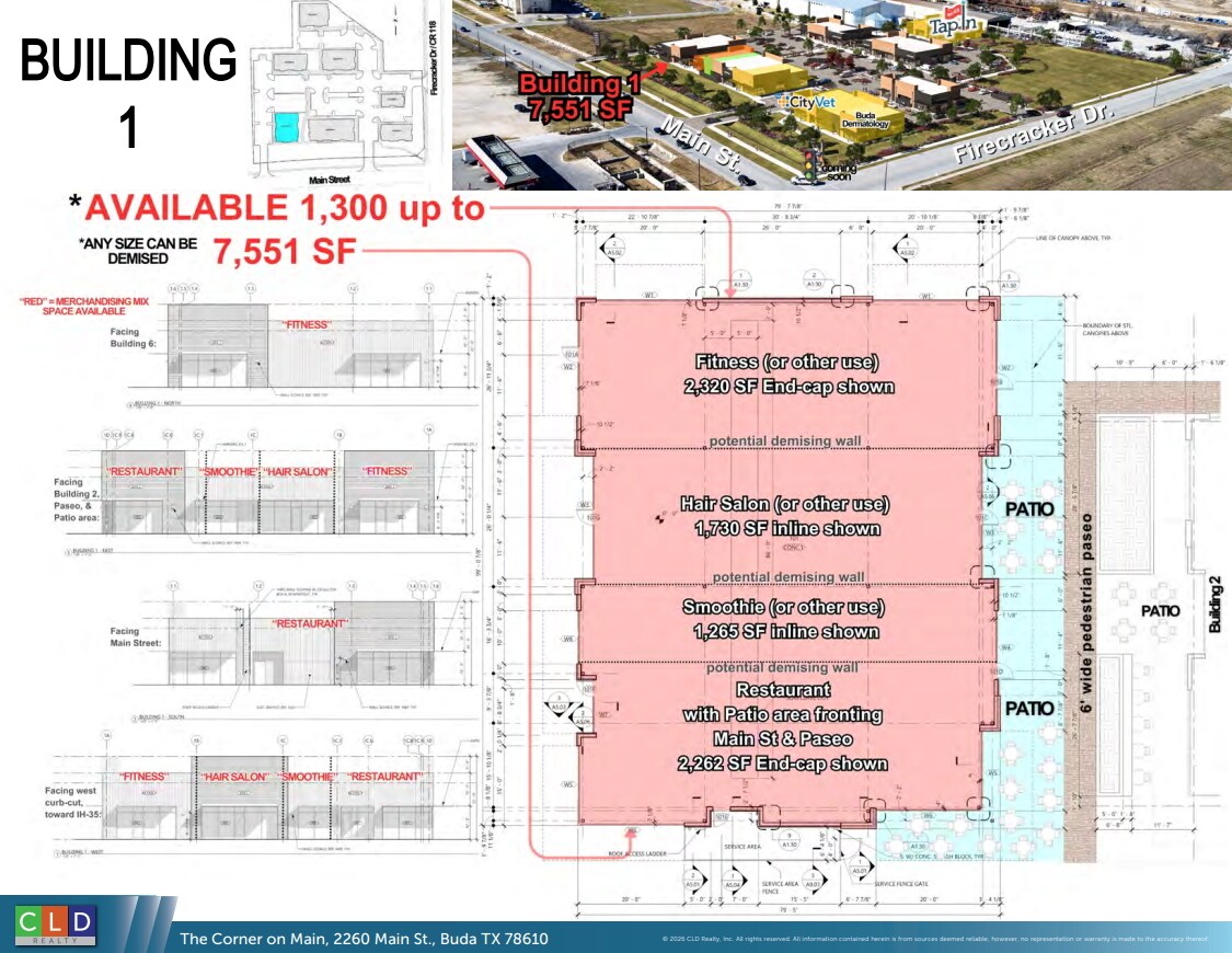 The Corner on Main, Buda, TX à louer Photo intérieure– Image 1 sur 1