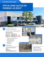 1929 W Lone Cactus Dr, Phoenix, AZ à louer Photo de l’immeuble– Image 1 sur 15