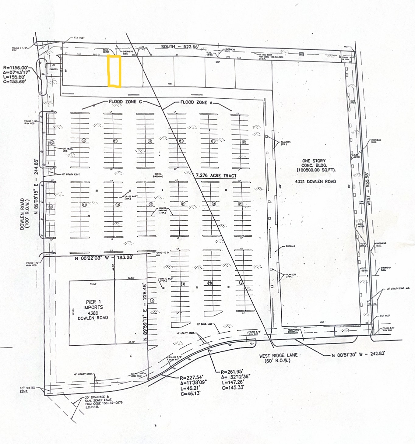 4402 Dowlen Rd, Beaumont, TX à louer Plan cadastral– Image 1 sur 1
