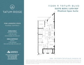 11209 N Tatum Blvd, Phoenix, AZ à louer Plan de site– Image 1 sur 1